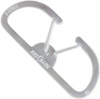 Карабин двухкамерный #4 Nite Ize B-Series Dual BS4-11-R3, нержавеющая сталь